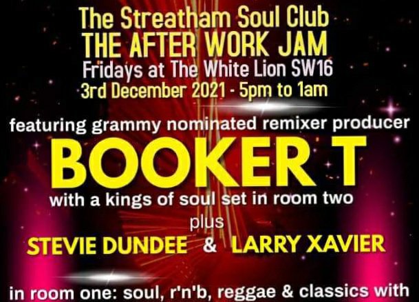 Well, that didn’t take long! Days after Booker T’s remix of Soul II Soul’s “Back To Life” gets a Grammy nomination, the very fact starts appearing on flyers – so could he soon capitalise by pushing up his prices?