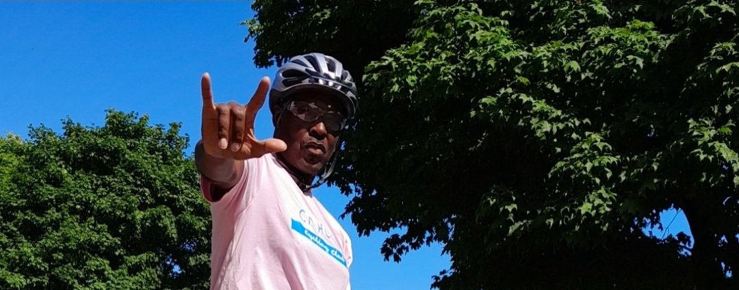 Cycling 75 miles in 30 degree heat at 59 years old – Adonis indeed!