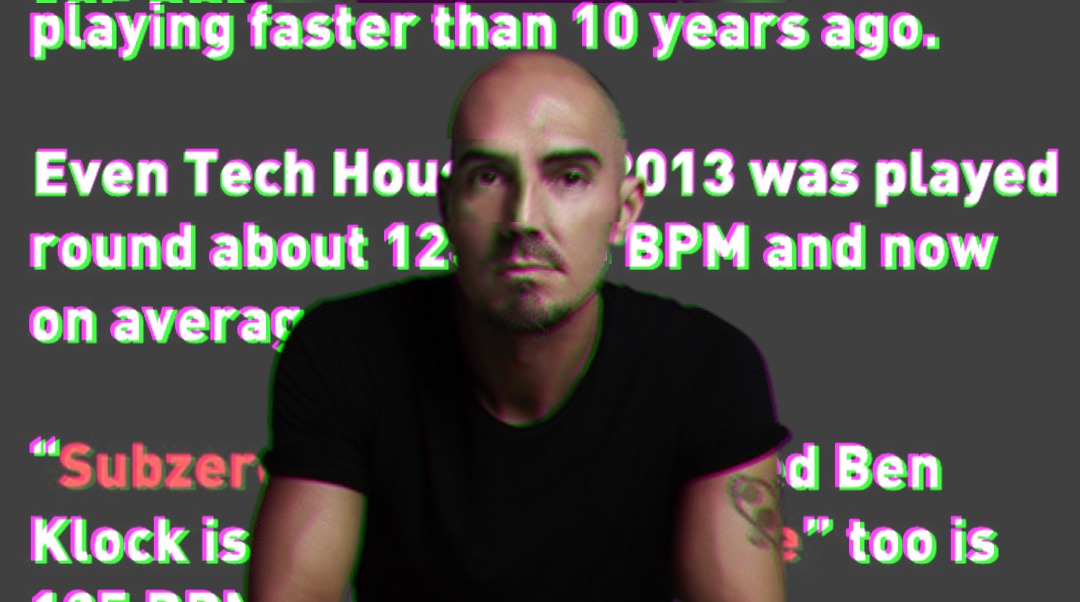 Why IS dance music getting faster once again? Italy’s Sam Paganini – who’s been in this position at least once before – posts an intriguing theory claiming social media is the explanation…